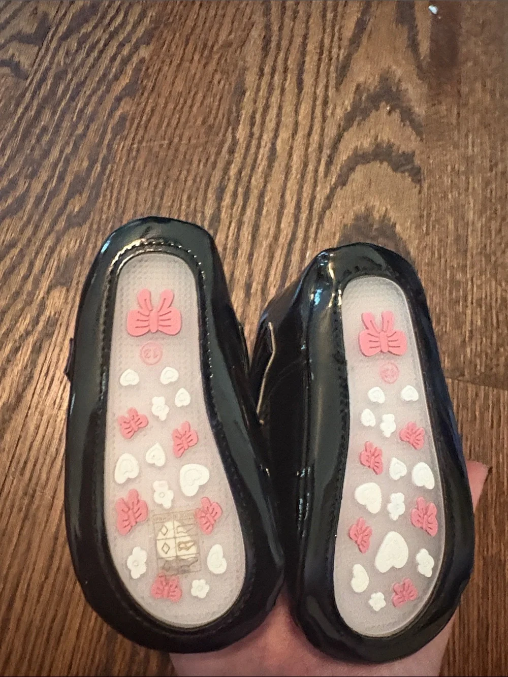 Kids Black Patent Bow Mary Jane Shoes